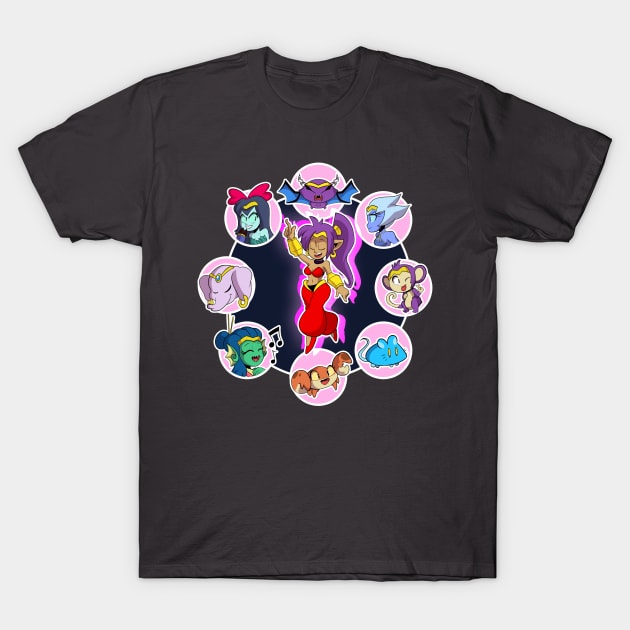 Shantae Half Genie Hero T-Shirt by Paincaked